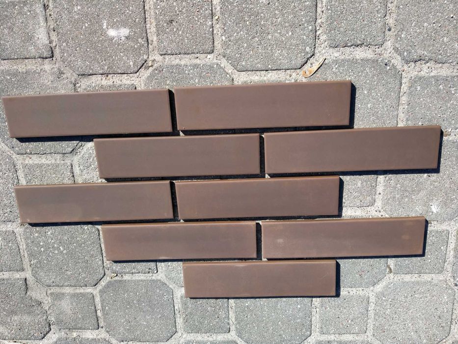 Płytka elewacyjna brązowa 6x24 Cimone