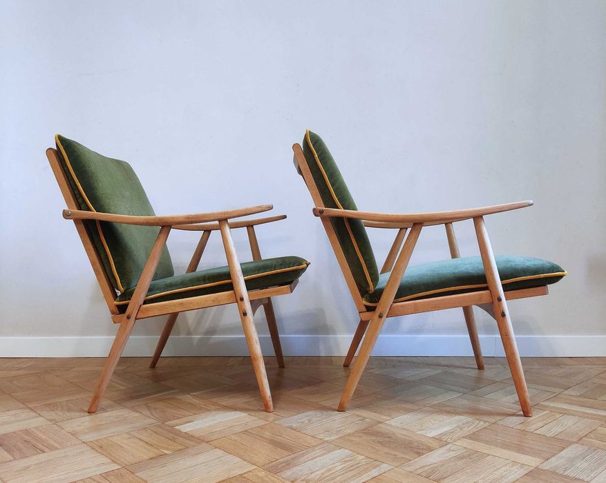 Мягкие кресла винтаж ретро ЧССР, СССР пара