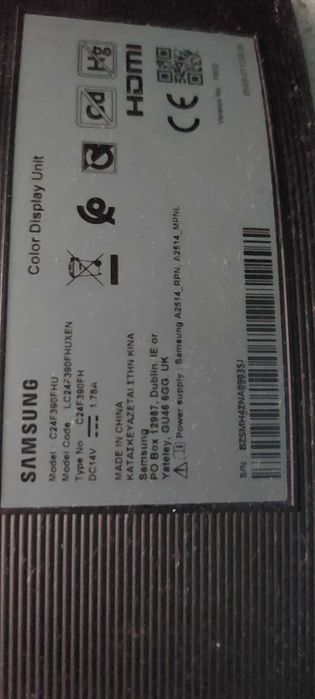 Monitor Samsung Curved