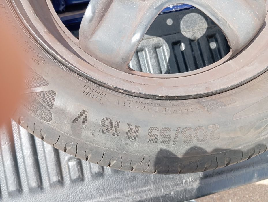 JANTES com pneus continental 205/55/16 Renault Megane