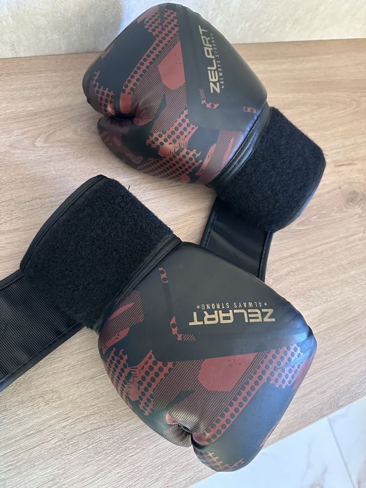 Рукавички боксерські на липучці Zelart  розмір 8oz