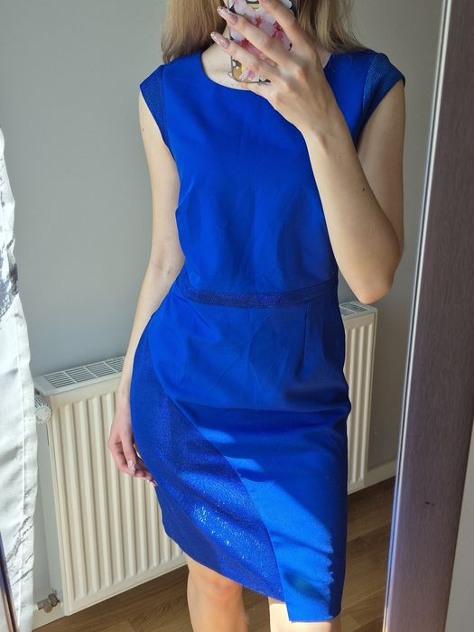 Nowa elegancka sukienka błyszcząca na wesele komunię