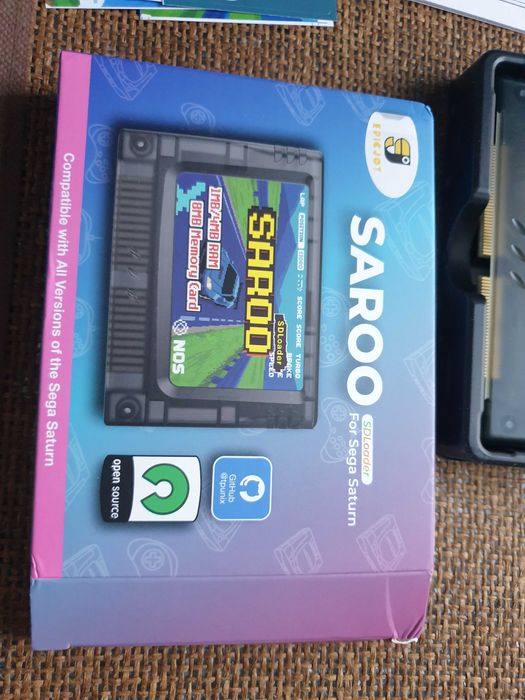 Картридж Saroo флеш Sega Saturn з картою microsd на 64 гб