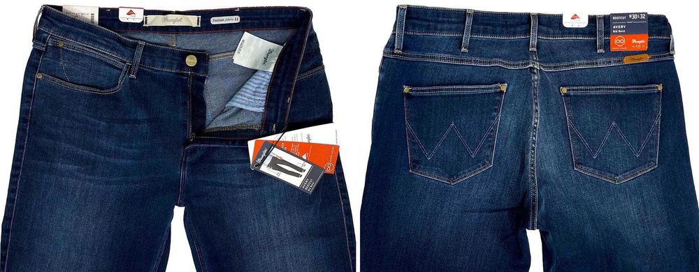Spodnie damskie Wrangler Avery Bootcut Blue Willow W30 L32