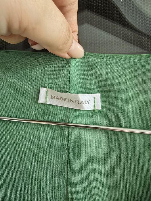 Sukienka jedwabna Made in Italy 42 zwiewna przewiewna