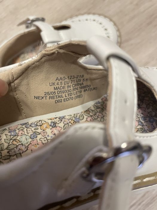 Дитячі туфлі Next, для дівчаток, 21 розмір