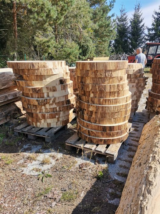 Plaster drewna topoli stolik