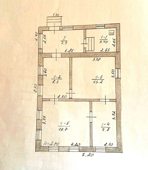Продам окремий будинок з газом і зручностями в Дергачах р-н Піски.