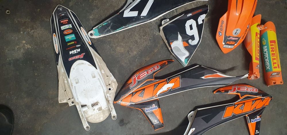 Komplet Plastików Ktm Sx 125 sx 150 sxf 250 sxf 450 Błotnik boczek bok