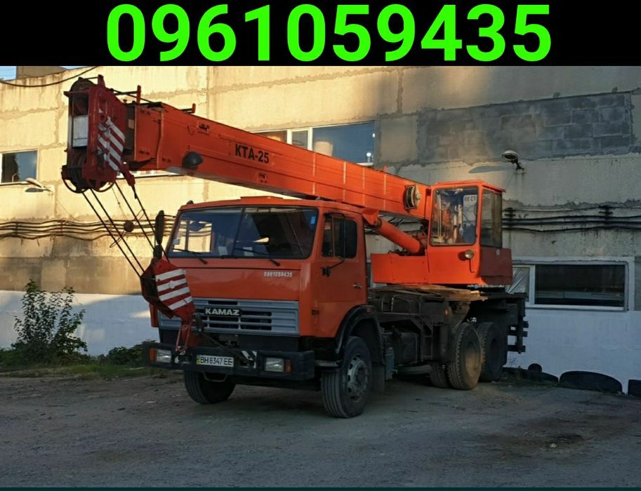 Услуги автокрана 10-50т