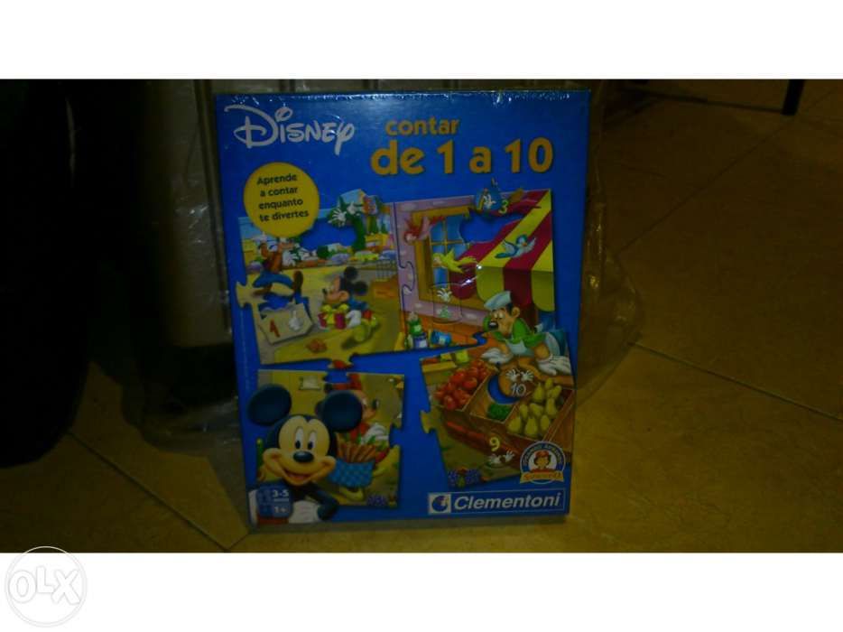 Jogo Disney Clementoni contar de 1 a 10 NOVO