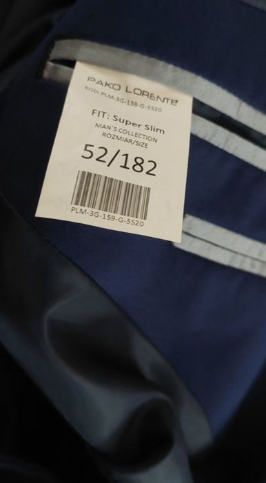 Garnitur męski slim fit