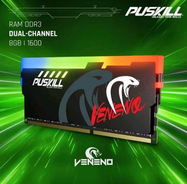 Оперативна пам'ять ddr3 8x2 1600mhz puskill
