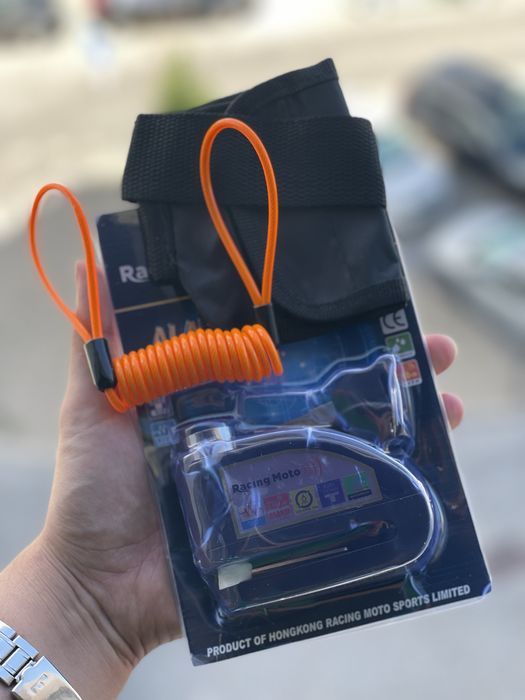 Cadeado com alarme kit completo