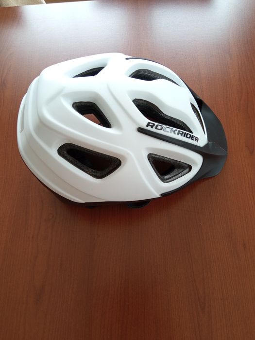 Kask rowerowy Rockrider B'TWIN  ST 100 White roz. 53-57 cm.
