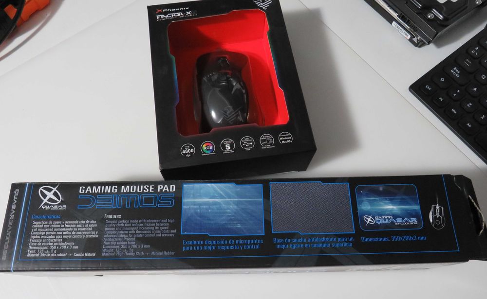 Rato Gaming RGB com Avargo A704E alto desempenho + Tapete NOVO/SELADO64286044779395121