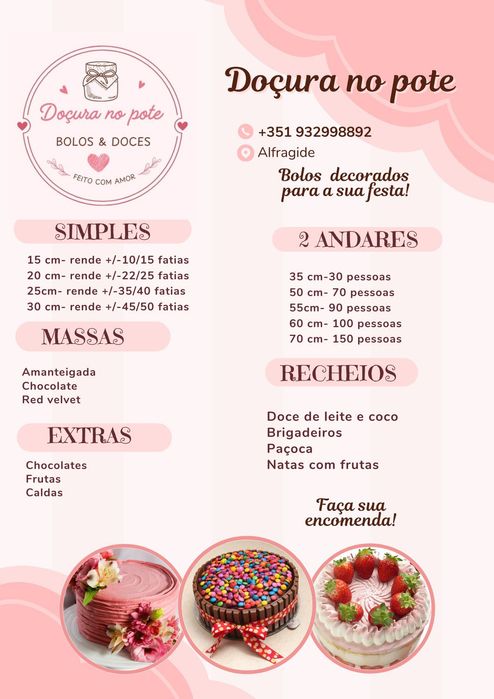 Bolos e kits de festa