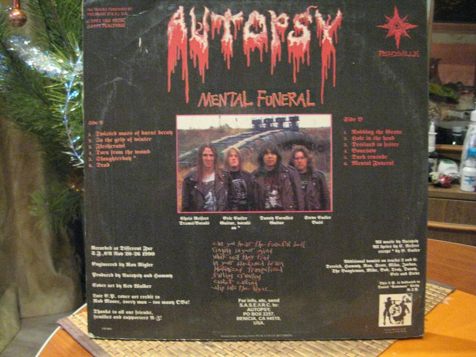 Виниловая пластинка -AUTOPSY.-SAXON-BLACK SABBATH.