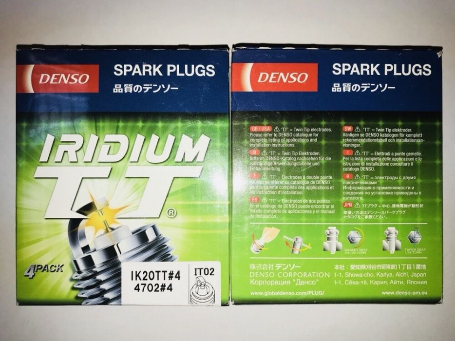 Свечи DENSO Оригинал IK20TT Iridium TT Япония