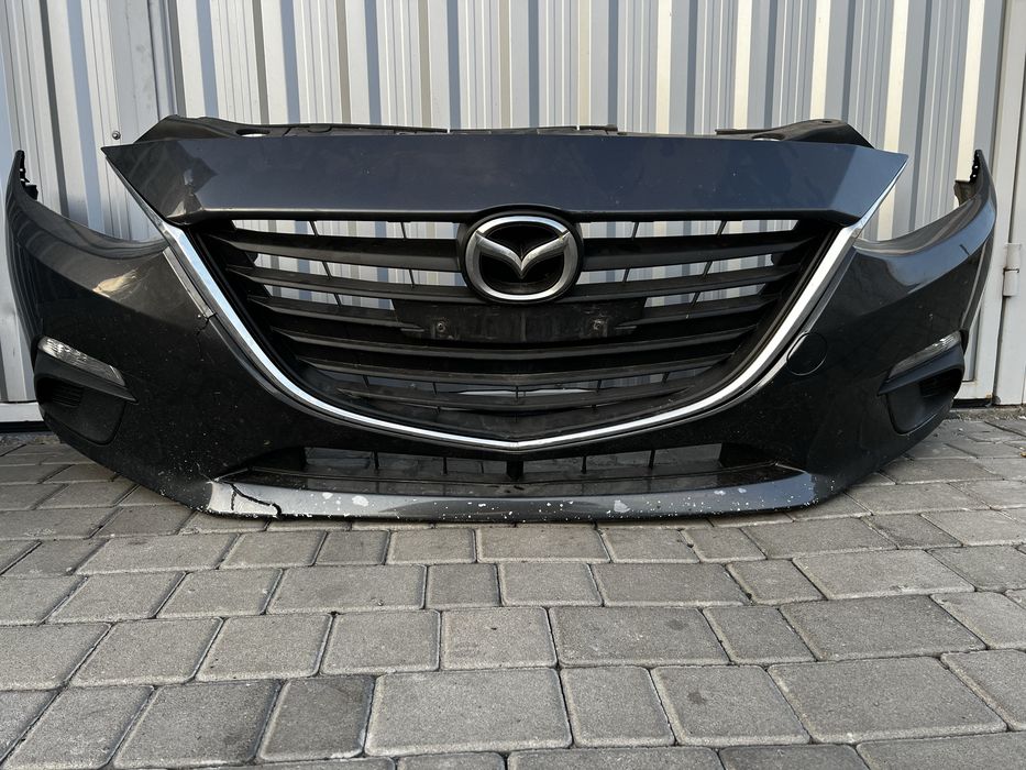 Оригінальний Капот та Передній Бампер Mazda 3 BM (2013–2016) під ремонт — Колір 42A