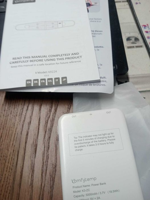 Cinta Térmica + Massajadora Comfytemp (S/ Fios) - Nova