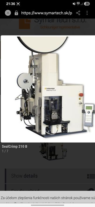 kaseta sterujaca do Schleuniger SealCrimp 210 B