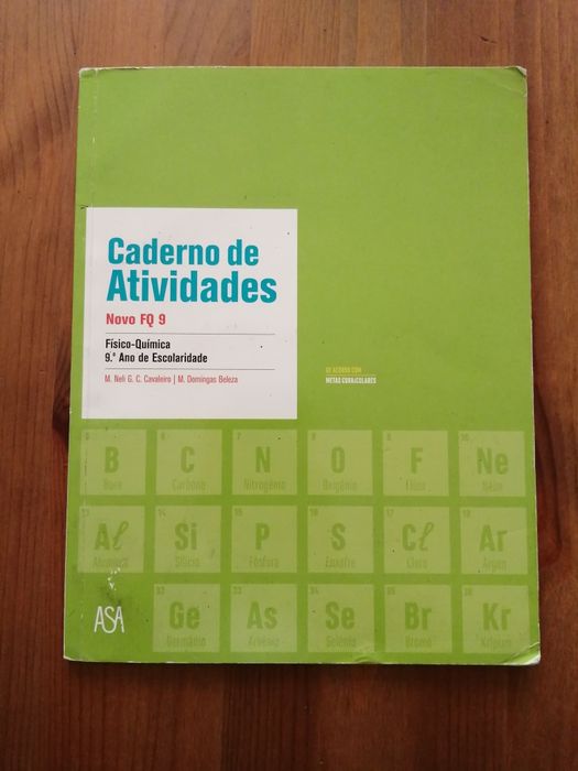 Caderno de atividades FQ 9 ano