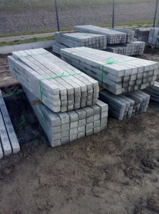 Słupki betonowe , słupek pod siatkę leśną