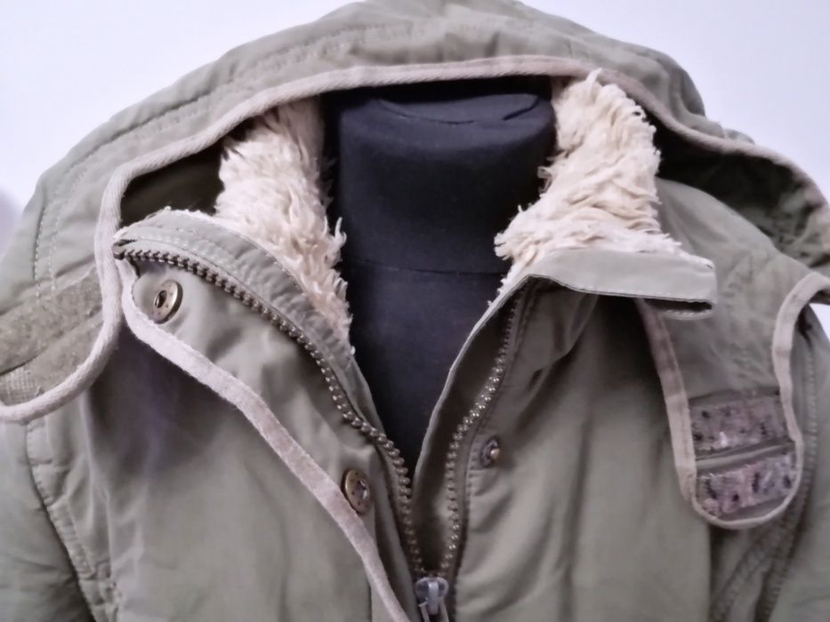 YIGGA - Fajna Dziewczęca Kurtka, Parka Ocieplana Puchowa 134
