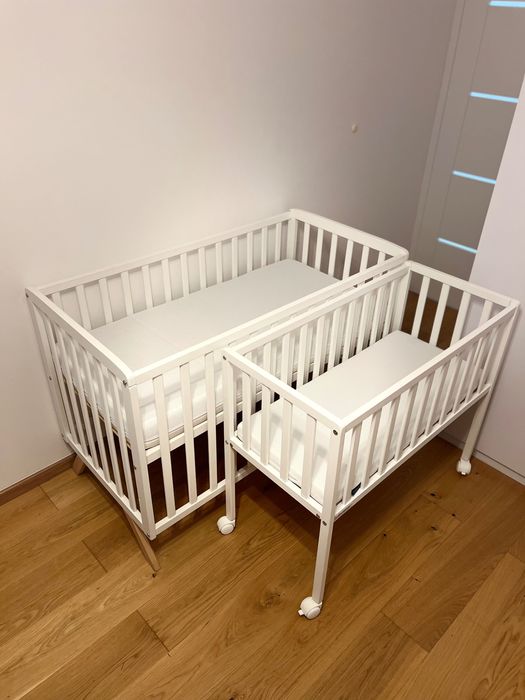 BabySense komplet: łóżeczko + dostawka + monitor oddechu | IDEALNY