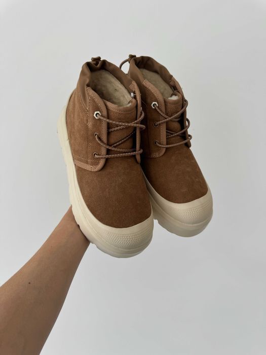 Уггі UGG Neumel Hybrid Chestnut Whitecap premium натуральні замш і овчина