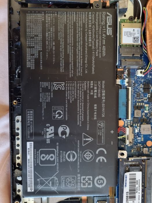 Asus Tuf gaming 32gb ram na części - uszkodzony