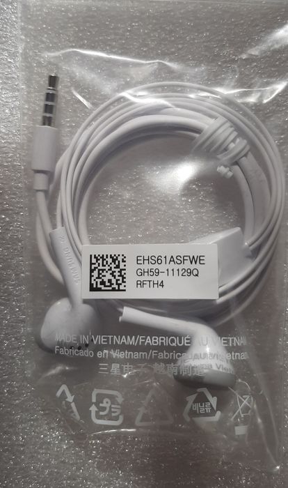 Słuchawki Samsung do telefonu.