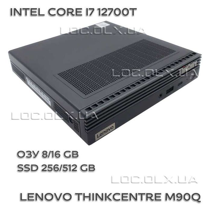 Lenovo ThinkCentre M90Q i7-12700T 16/256 GB HDMI DisplayPort WiFi+BT #9238