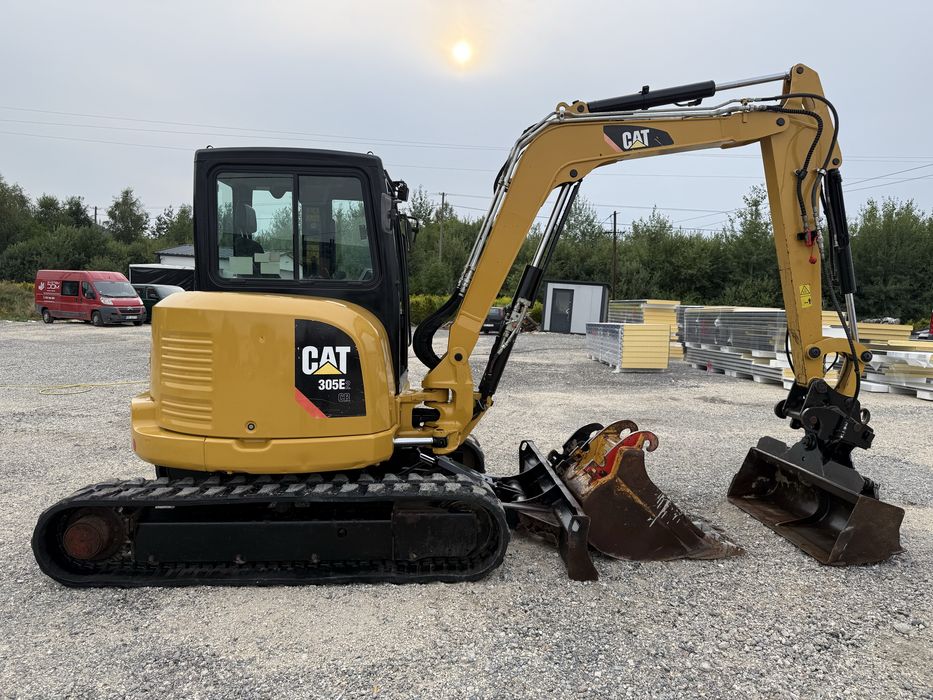 Minikoparka Caterpillar CAT 305E2 CR z Niemiec 3 łyżki długie ramię 5ton