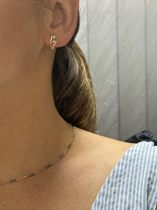 Золотые   сережки