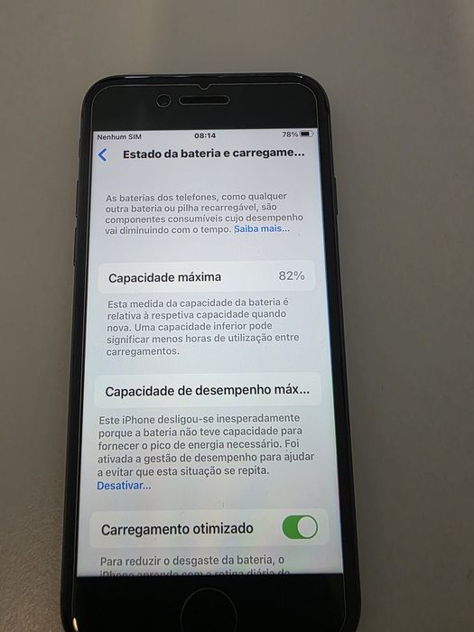 iPhone 8 Preto (Desbloqueado) – Estado Imaculado!