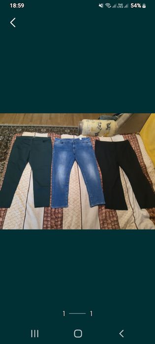Спортивные кофты, брюки, джинсы.