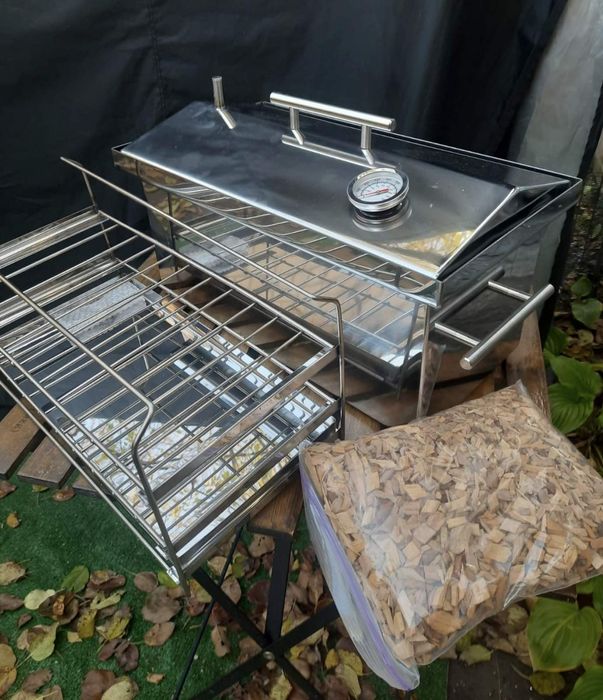Коптильня нержавейка .коптилка нержавейка