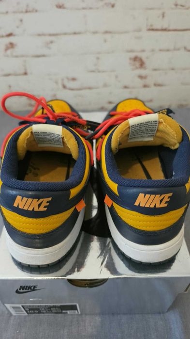 Nike Dunk Low Off-White University Gold