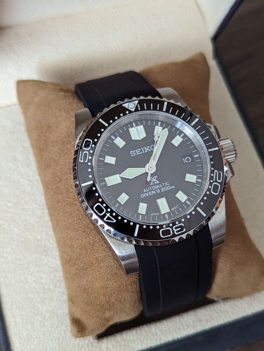 Seiko Black diver mod czarna klasyka