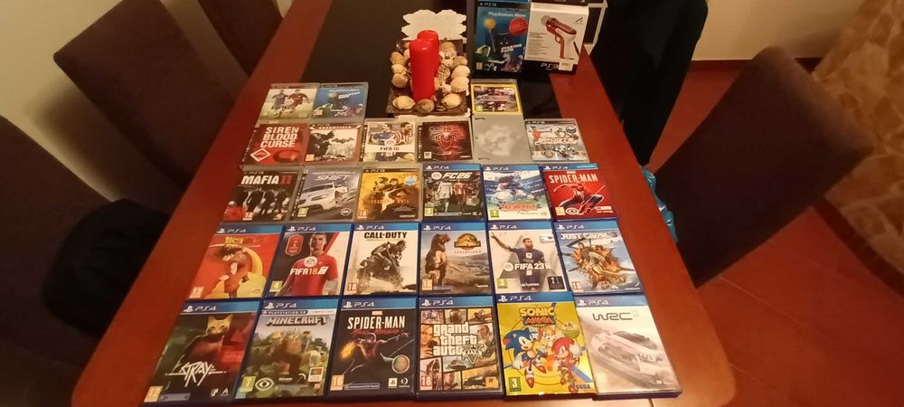 Ps4 com 24 jogos da PS4 e da PS3