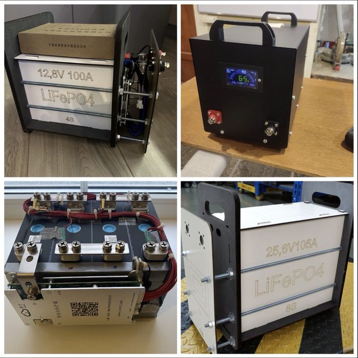 Аккумуляторные сборки LiFePo4 EVE - 12V/ 24V - 1.35 kw/ 2.7 kw