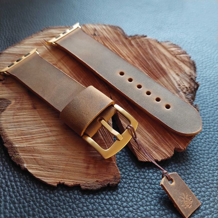 Кожаные ремешки для Аpple Watch 38мм,40мм,42мм,44мм,45мм Ремінці NIKAZ