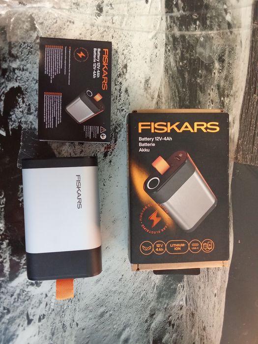 Fiskars bateria 12 v 4 ah akumulator power Bank Nowy oryginał