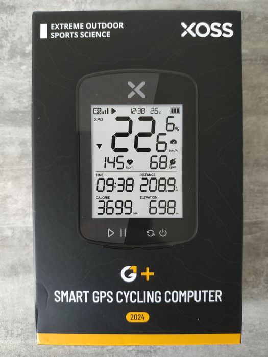 Велокомп'ютер XOSS G2+ GPS ANT+