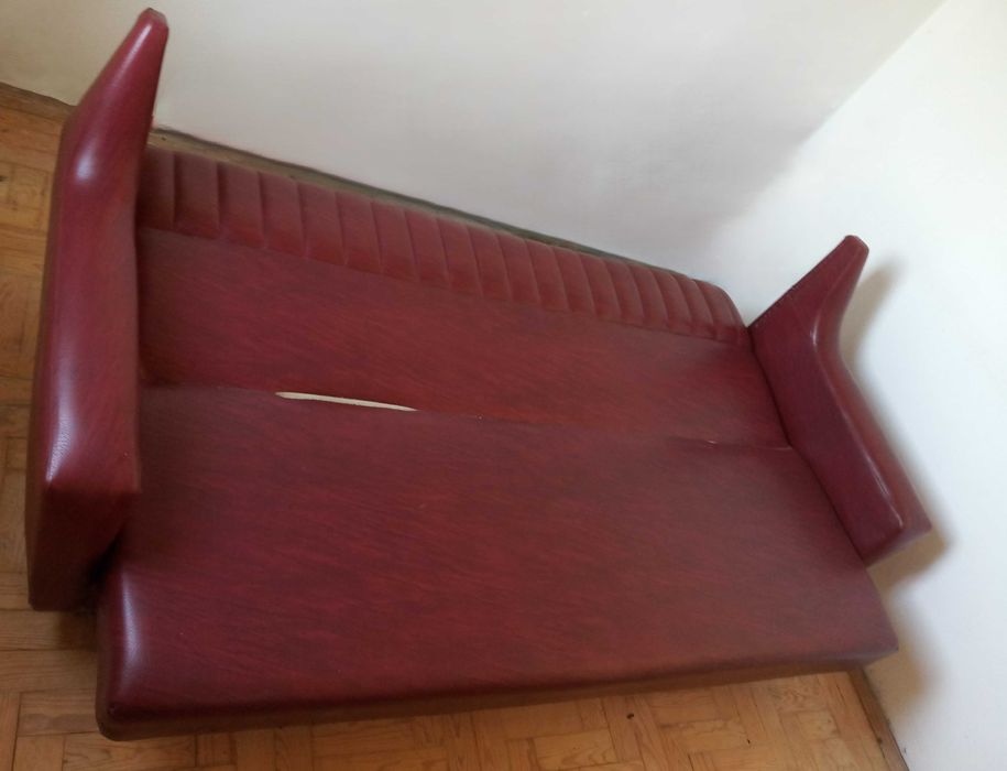 Sofá Napa Tailfin Reclinável Meados do Século XX Vintage Man Cave