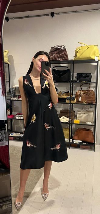 Стильна, розкішна сукня з глибоким вирізом Stella Mcartney! розмір S-M