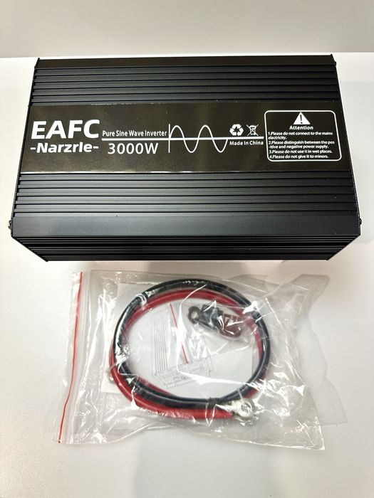 Инвертор EAFC 2000/3000вт. Чистый синус 12/220 Потужний інвертор