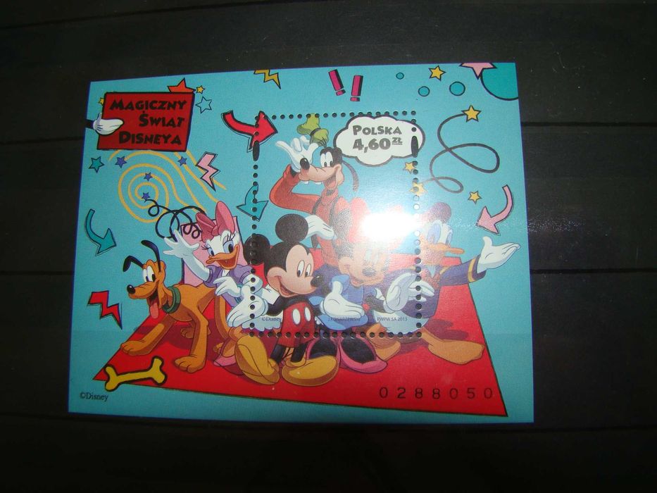 Znaczki Disneya - 2013 Polska Disney Magiczny Świat zestaw 4 bloczków